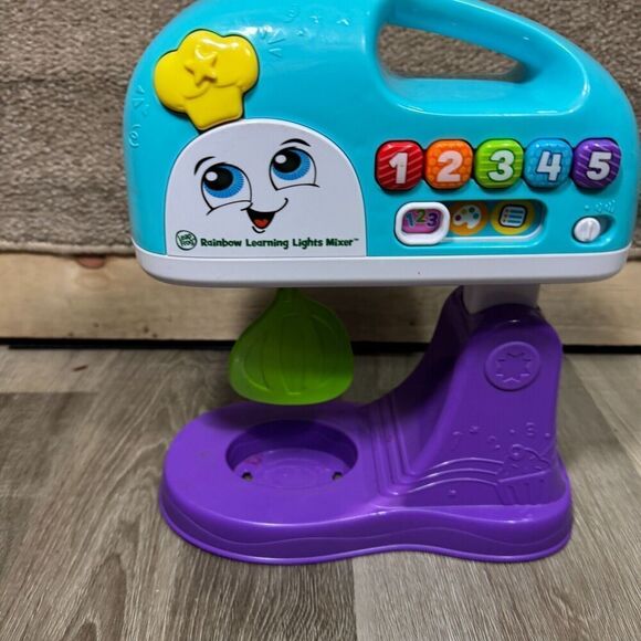 LeapFrog Rainbow Learning Lights Mixer Educational Toy Kitchen Toddler Kids - Picture 2 of 7